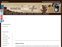 Tablet Screenshot of nosaracoffee.com